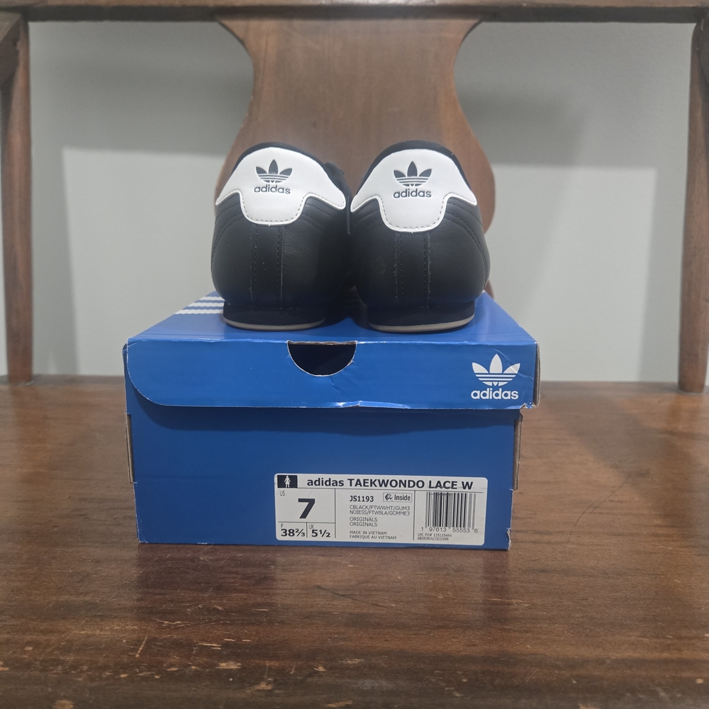 Adidas Black and White Athletic Shoes - Picture 3 of 7